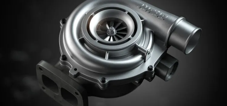 srebrna turbosprężarka do Audi